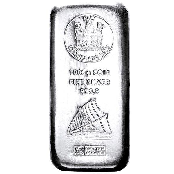 1 kg Silbermünze Fiji Münzbarren Argor-Heraeus 1 kg Silbermünze Fiji Münzbarren Argor-Heraeus