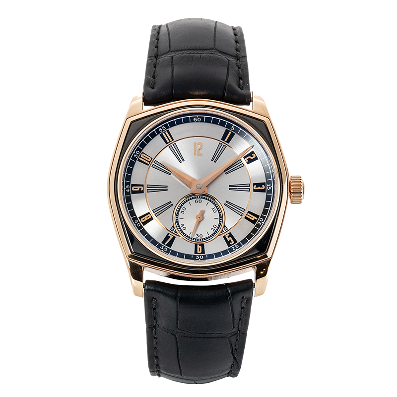 Markenuhr GTM Markenuhr mit GTM Funktion und schwarzem Lederband und goldenem Uhrengehäuse bei der Moroder Scheideanstalt Dortmund verkaufen