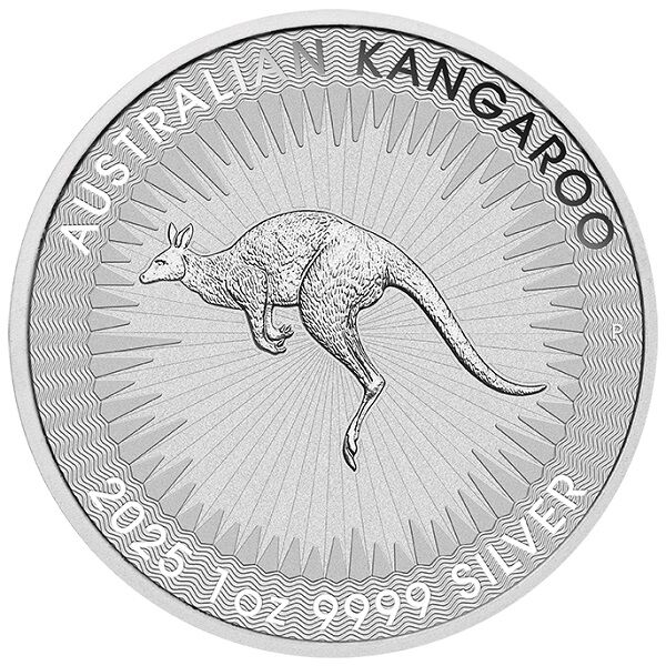 1 Unze Australian Kangaroo 2025 Rückseite Moroder Scheideanstalt