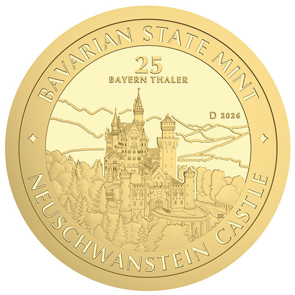 1/4 Unze Goldmünze Bayern Thaler 2026