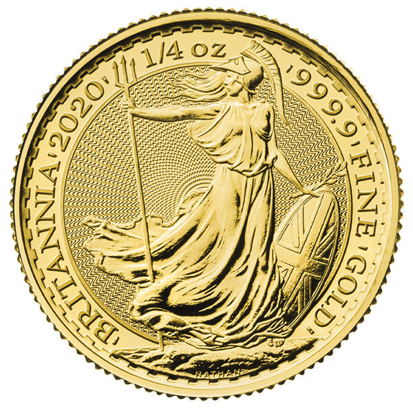 1/4 Unze Goldmünze Britannia (diverse Jahrgänge) 1/4 Unze Goldmünze Britannia (diverse Jahrgänge)
