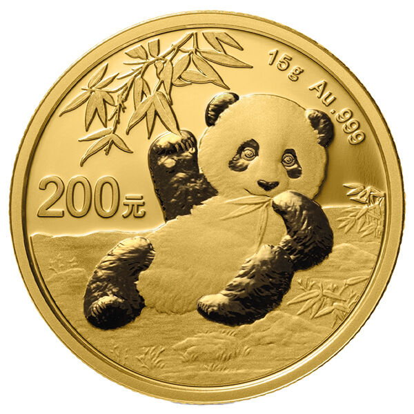 15 g Goldmünze China Panda (diverse Jahrgänge) 15 g Goldmünze China Panda (diverse Jahrgänge)