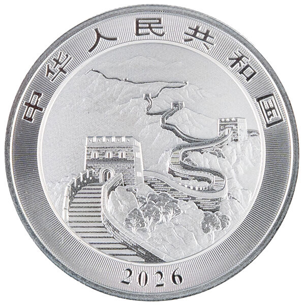 1 Unze Silbermünze China Drache 2026