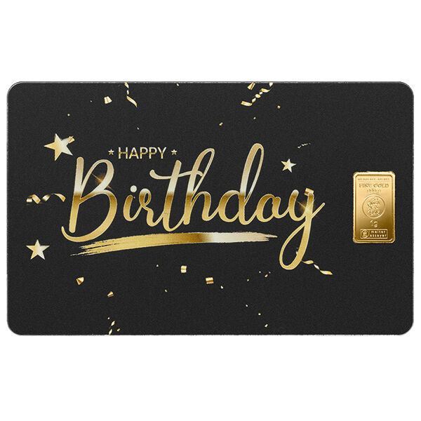 1 g Goldbarren Happy Birthday Heimerle und Meule