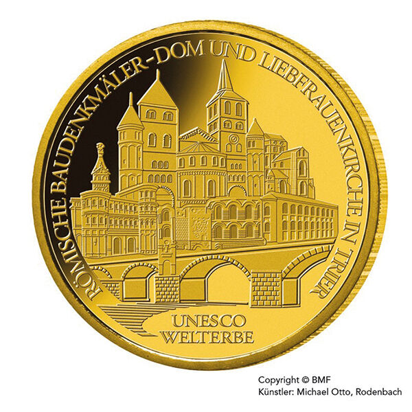 100 Euro Gold 1/2 Unze 2009 UNESCO Welterbe Trier