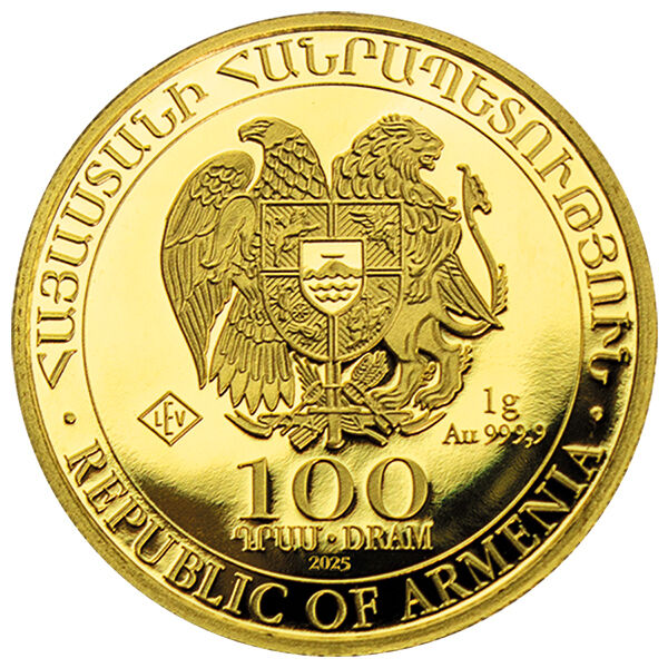 1 g Goldmünze Arche Noah 2025 1 g Goldmünze Arche Noah 2025