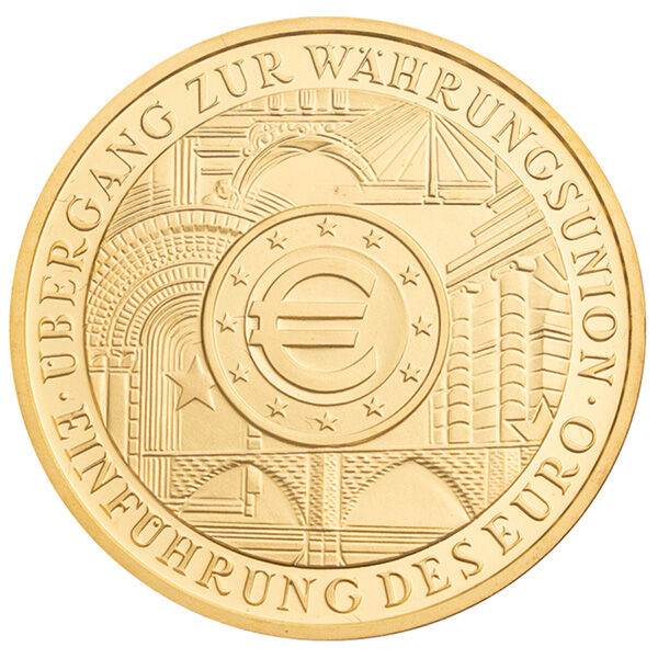 200 Euro Gold 1 Unze 2002 Währungsunion