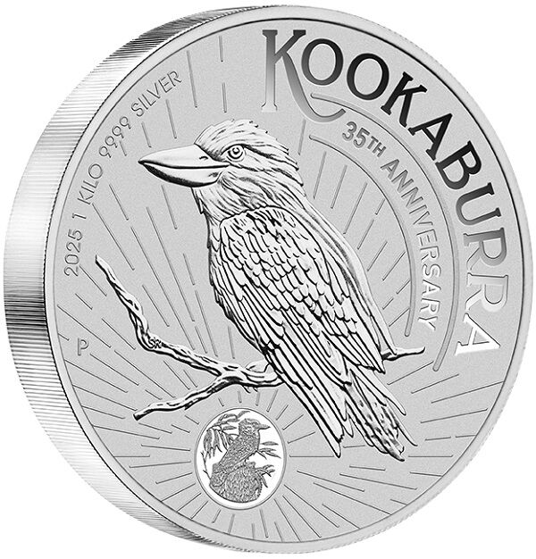 1 Kilo Silbermünze Kookaburra 2025 Moroder Scheideanstalt