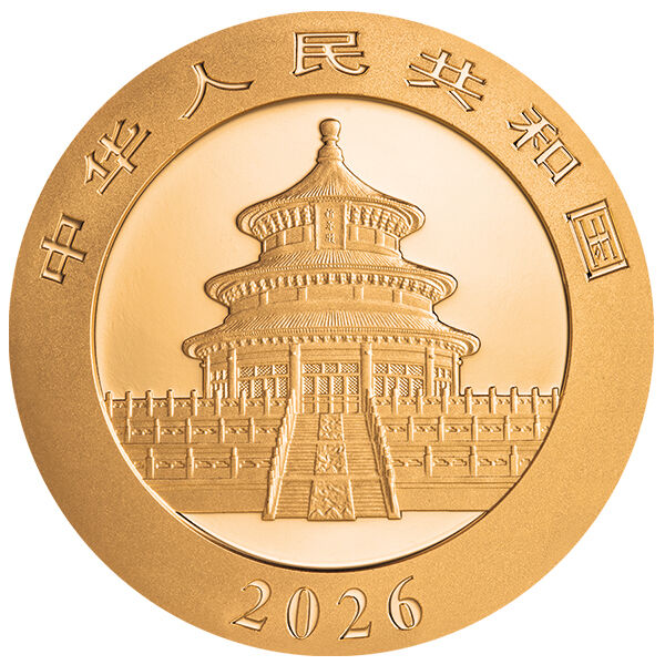 1 g Goldmünze China Panda 2026