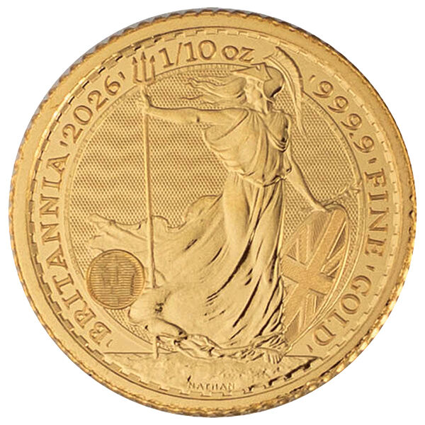 1/10 Unze Goldmünze Britannia 2026