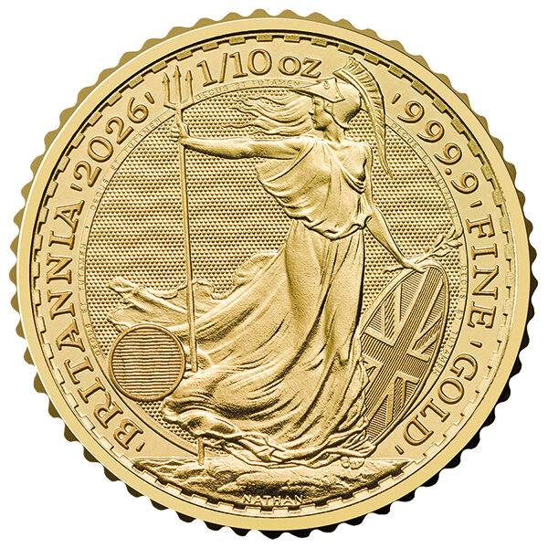 1/10 Unze Goldmünze Britannia 2026