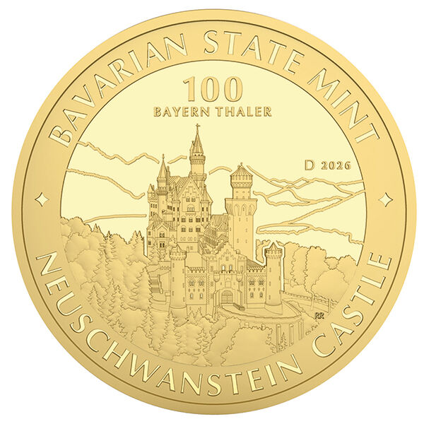 1 Unze Goldmünze Bayern Thaler 2026