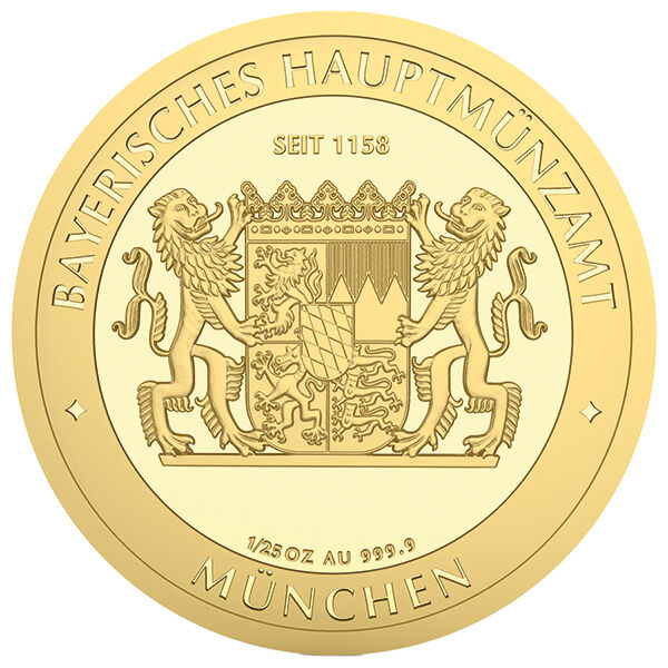 1/25 Unze Goldmünze Bayern Thaler 2026